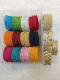 Thread Bangles Combo Box 2,2 Size