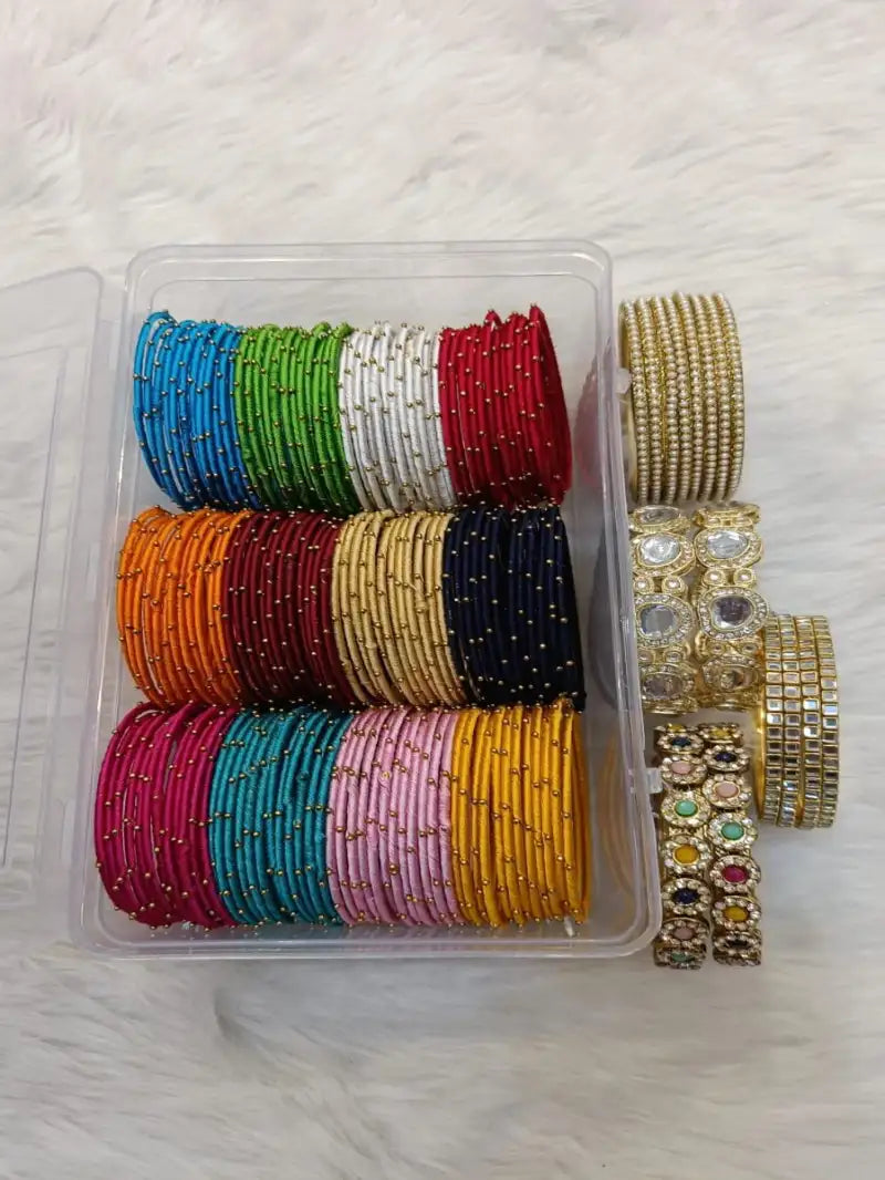 Thread Bangles Combo Box 2,2 Size