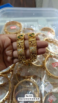 Brass High Gold Bangles 2,4 Size