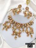 Brass High Gold Necklace