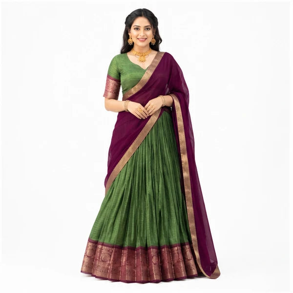 Zari Weaving Traditional Lehenga Choli