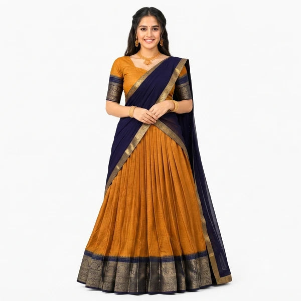 Zari Weaving Traditional Lehenga Choli