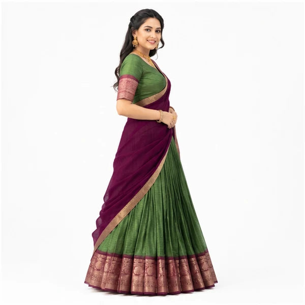 Zari Weaving Traditional Lehenga Choli