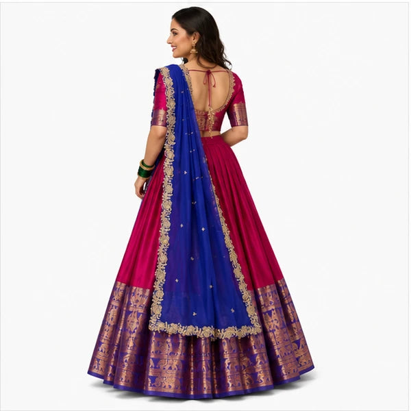 Narayan Pattu Zari Worked Designer Lehenga Choli Collection