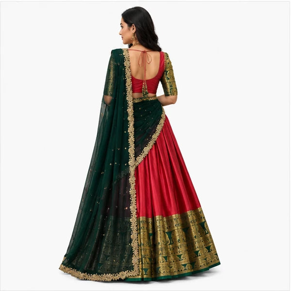 Narayan Pattu Zari Worked Designer Lehenga Choli Collection