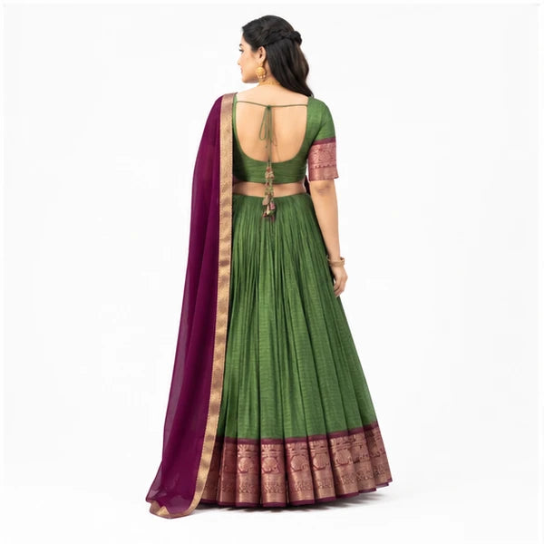Zari Weaving Traditional Lehenga Choli