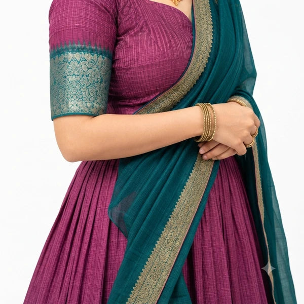 Zari Weaving Traditional Lehenga Choli