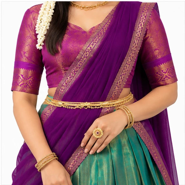 Zari Weaving Traditional Lehenga Choli