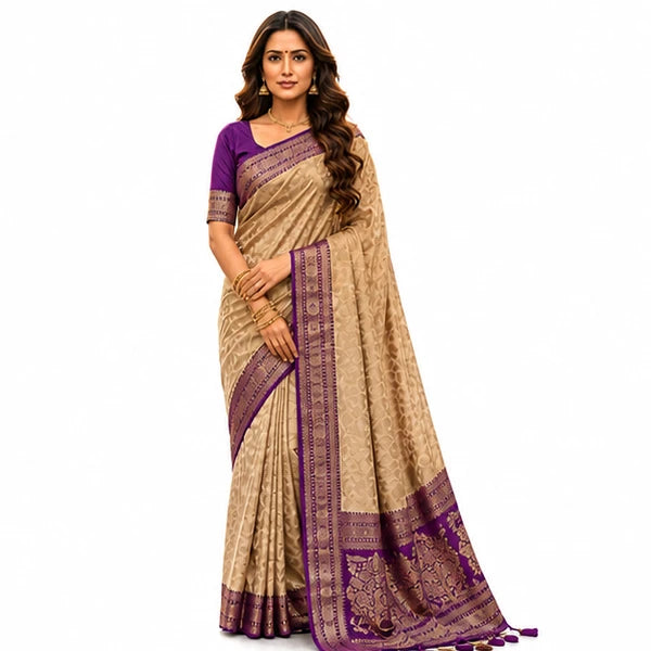 Ast Madhvi Cotton Soft Cotton Silk Zari Border Saree Collection