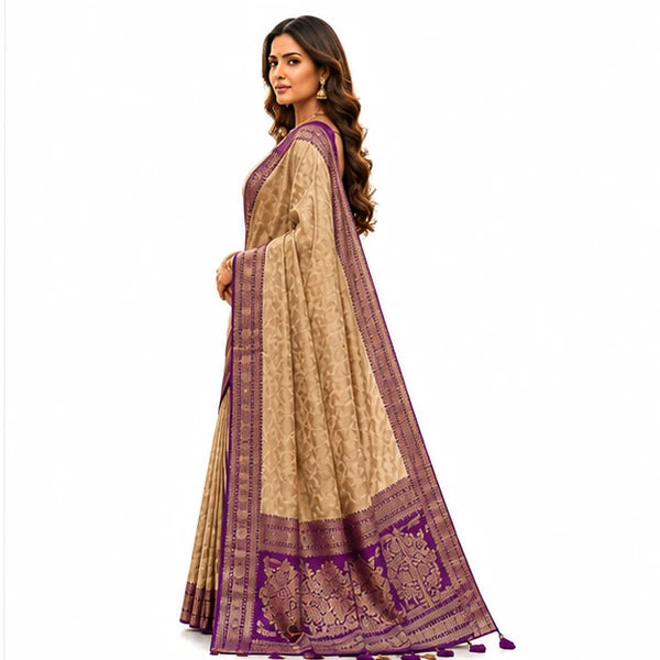 Ast Madhvi Cotton Soft Cotton Silk Zari Border Saree Collection