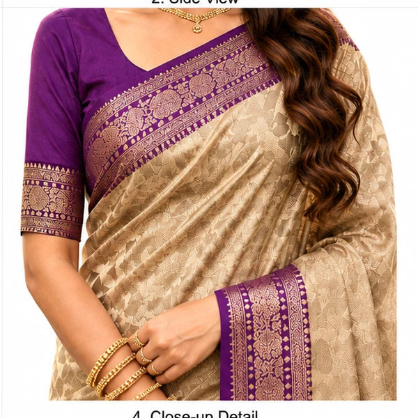 Ast Madhvi Cotton Soft Cotton Silk Zari Border Saree Collection
