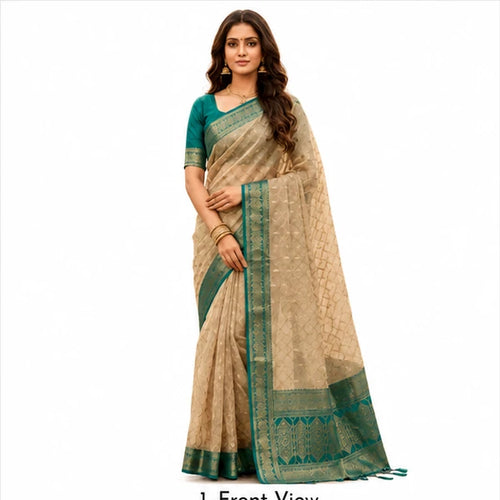 Ast Madhvi Cotton Soft Cotton Silk Zari Border Saree Collection