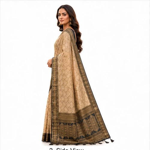Ast Madhvi Cotton Soft Cotton Silk Zari Border Saree Collection