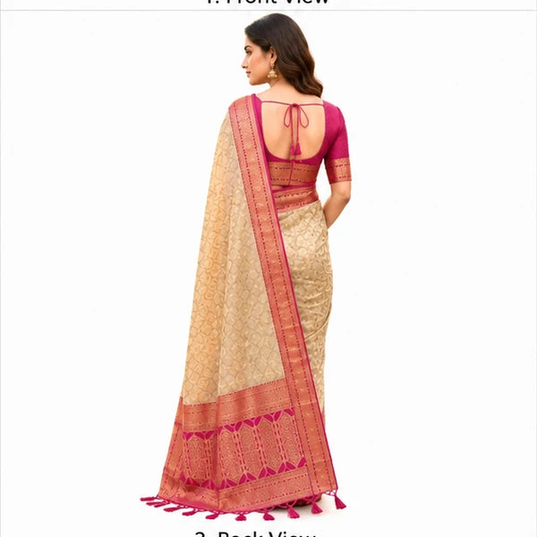 Ast Madhvi Cotton Soft Cotton Silk Zari Border Saree Collection