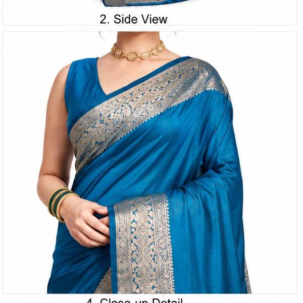 Banarasi Silk Zari Weaving Saree Collection