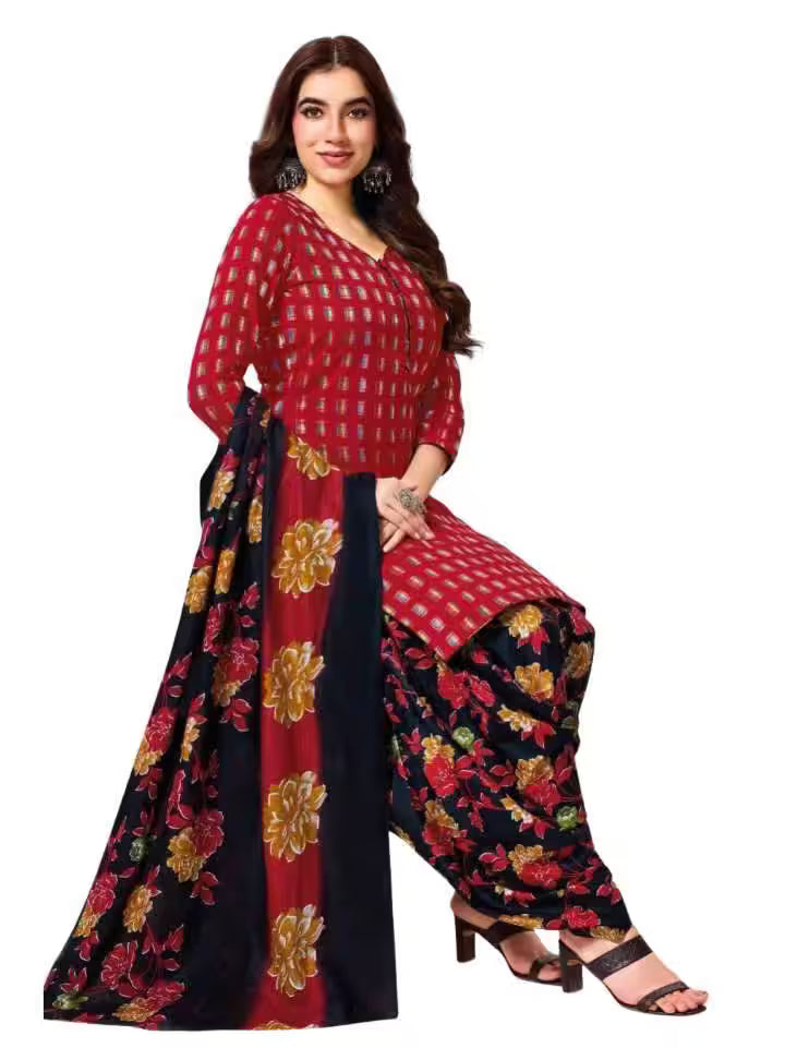 Konfektions-Baumwoll-Patiyala-Kleid