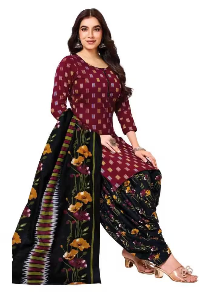 Konfektions-Baumwoll-Patiyala-Kleid