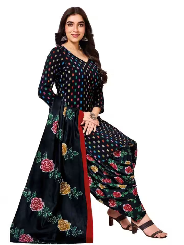 Readymade Cotton Patiyala Dress