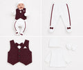 Baby Boys 7pc Gift Set with Shoes, Mittens & Hat