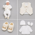 Baby Boys 7pc Gift Set with Shoes, Mittens & Hat