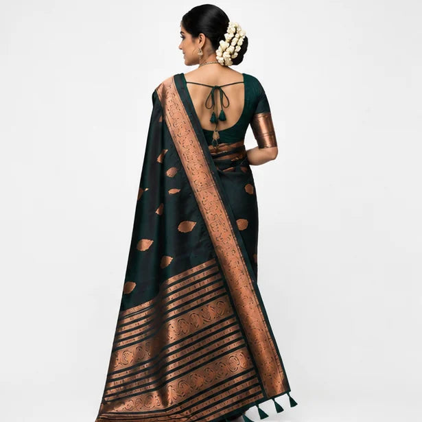 Indian Soft Silk Saree for Women – Rich Pallu Jacquard Saree