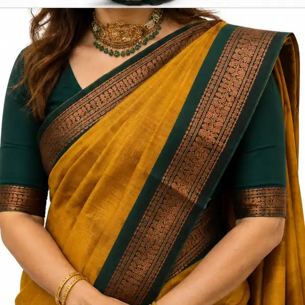Indian Silk Saree for Women – Soft Lichi Silk Jacquard Saree