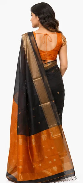 Indian Silk Saree for Women – Soft Lichi Silk Jacquard Saree
