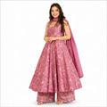 Women’s Muslin Kurta Set with Bottom & Dupatta – Digital Print (Copy) (Copy)