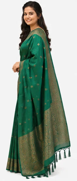 Indian Soft Silk Saree for Women – Rich Pallu Jacquard Saree