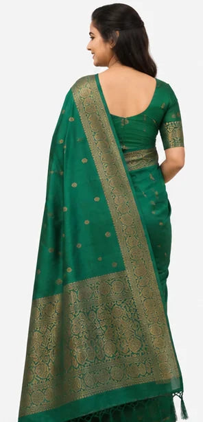 Indian Soft Silk Saree for Women – Rich Pallu Jacquard Saree