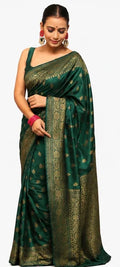 Indian Silk Saree for Women – Soft Lichi Silk Jacquard Saree