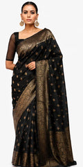 Indian Silk Saree for Women – Soft Lichi Silk Jacquard Saree