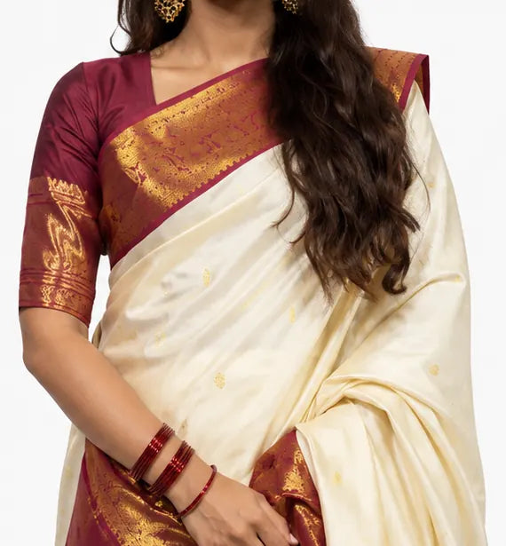 Indian Soft Silk Saree for Women – Rich Pallu Jacquard Saree