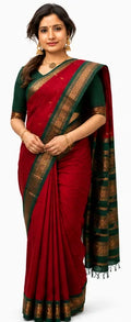 Indian Silk Saree for Women – Soft Lichi Silk Jacquard Saree