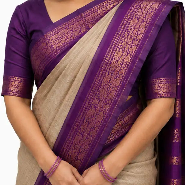 Indian Silk Saree for Women – Soft Lichi Silk Jacquard Saree