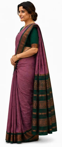 Indian Silk Saree for Women – Soft Lichi Silk Jacquard Saree