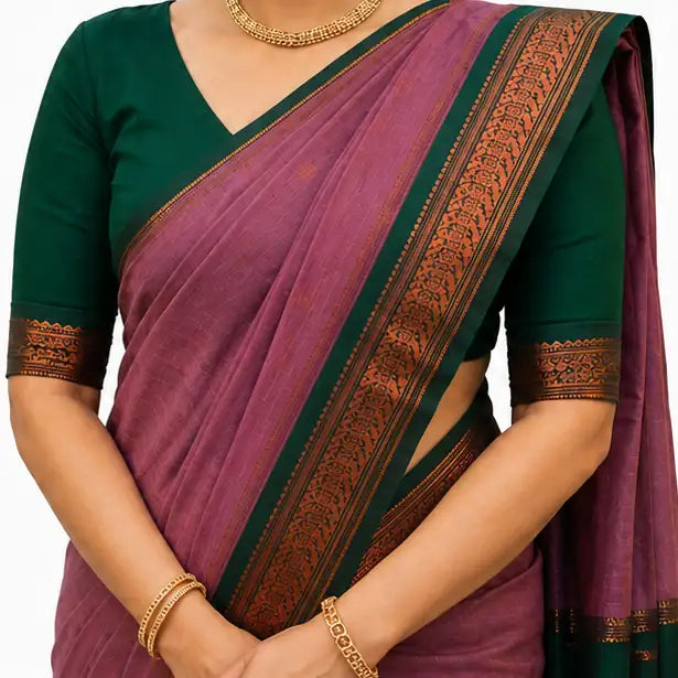 Indian Silk Saree for Women – Soft Lichi Silk Jacquard Saree