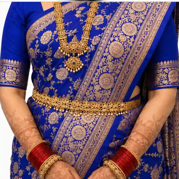 Soft Lichi Silk Saree for Women – Elegant Jacquard Saree with Blouse