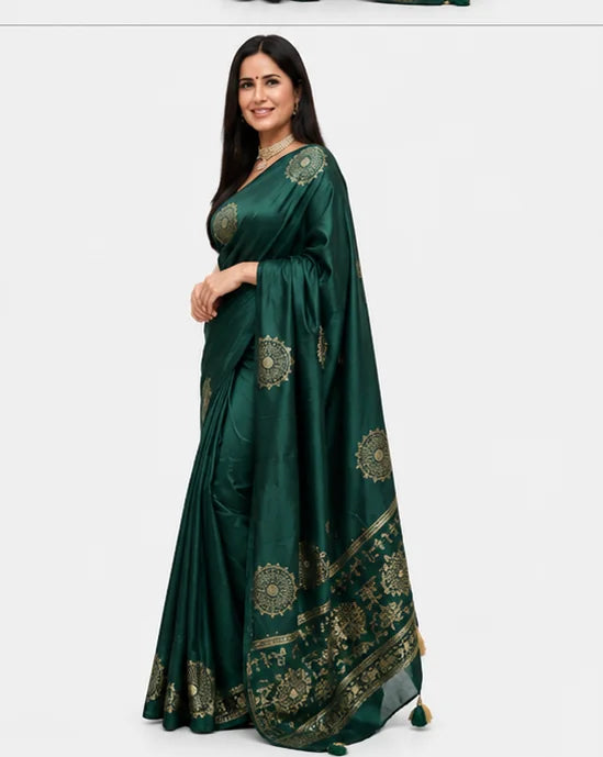 Soft Lichi Silk Jacquard Saree for Women – Elegant Traditional Indian Saree (Copy) (Copy)