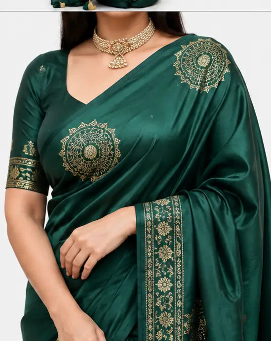 Soft Lichi Silk Jacquard Saree for Women – Elegant Traditional Indian Saree (Copy) (Copy)