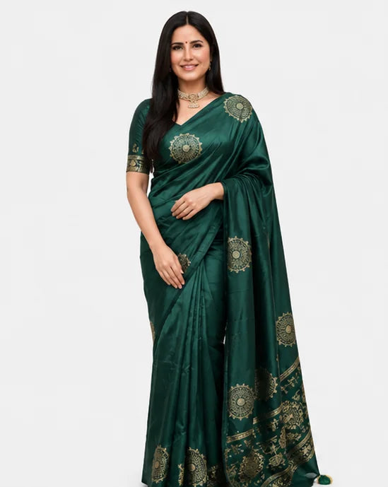 Soft Lichi Silk Jacquard Saree for Women – Elegant Traditional Indian Saree (Copy) (Copy)