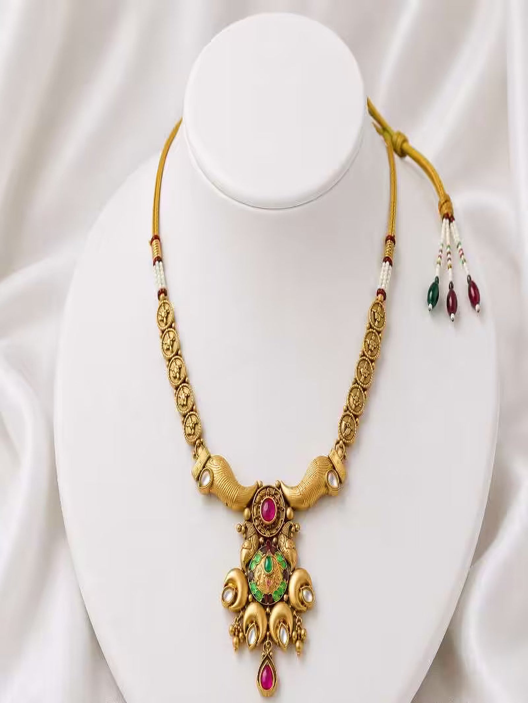 Brass High Gold Necklace