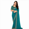 Georgette Bandhani Printed Saree