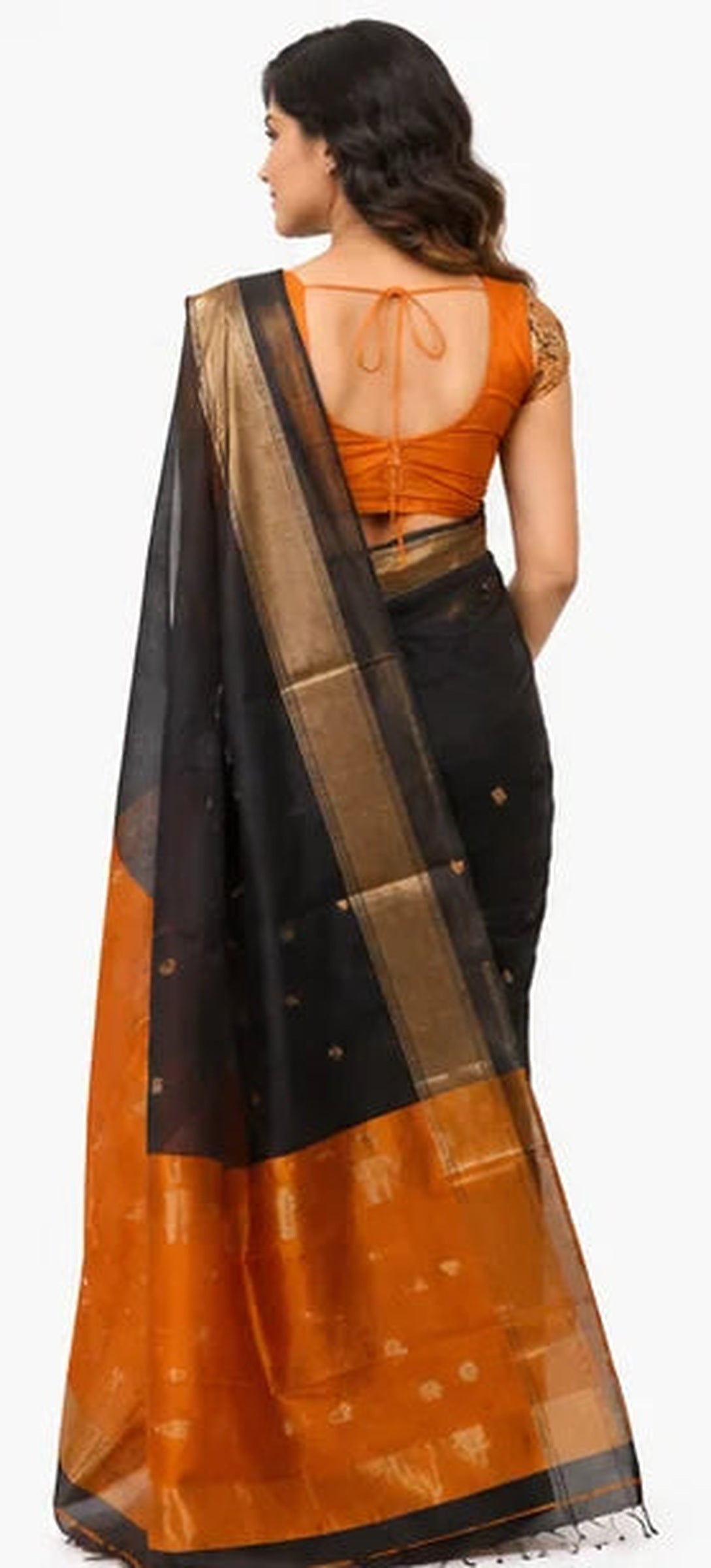 Indian Silk Saree for Women – Soft Lichi Silk Jacquard Saree