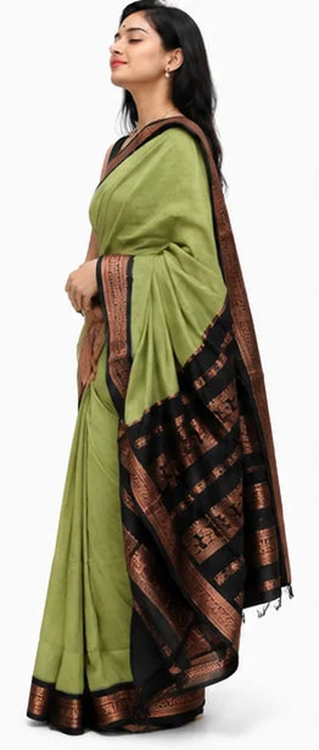 Indian Silk Saree for Women – Soft Lichi Silk Jacquard Saree