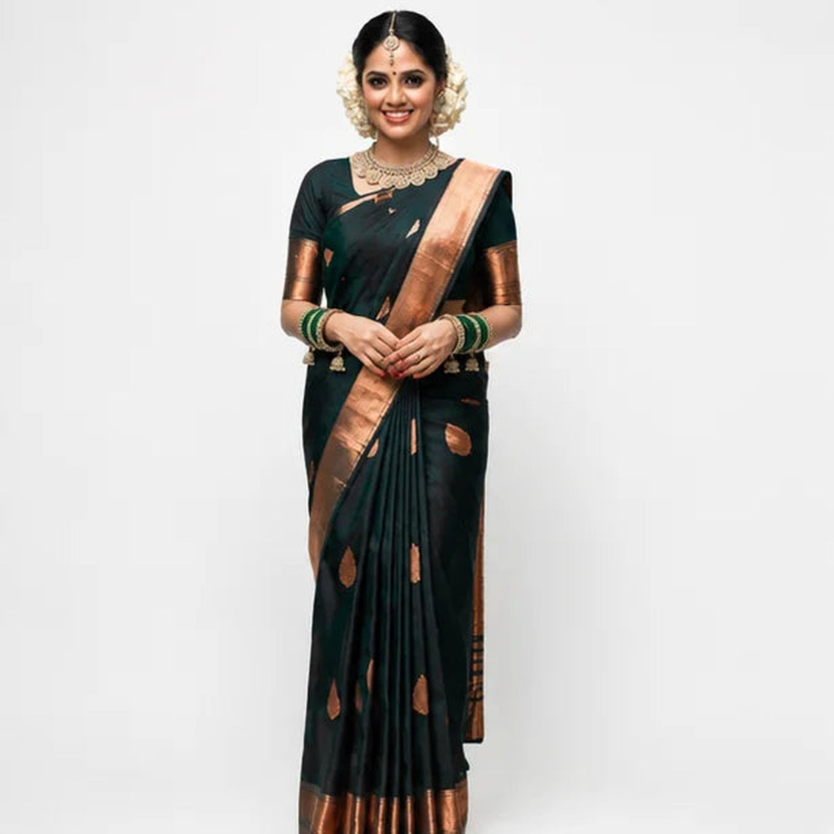 Indian Soft Silk Saree for Women – Rich Pallu Jacquard Saree