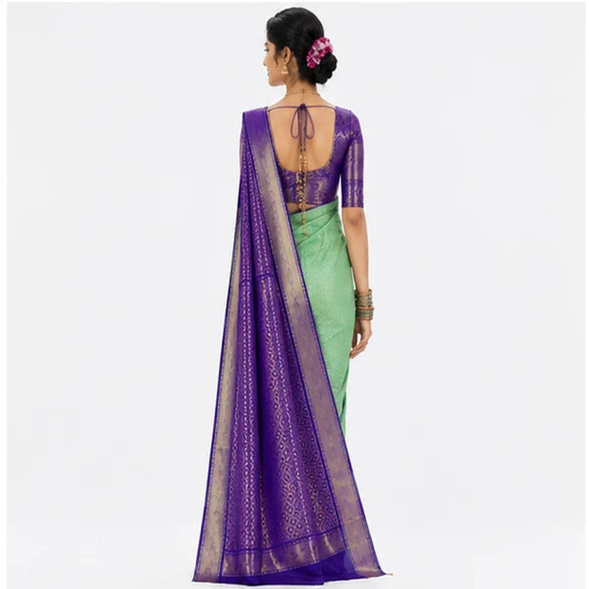 Indian Soft Silk Saree for Women – Rich Pallu Jacquard Saree