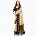 Poly Cotton Zari Weaving Saree Collection