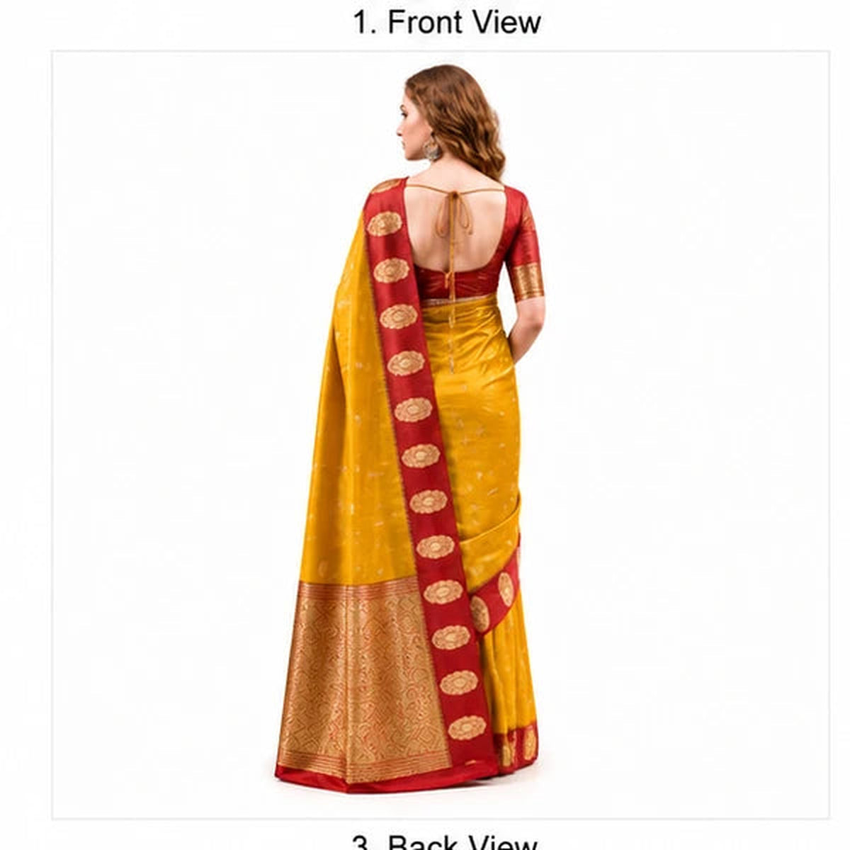 Poly Cotton Zari Weaving Saree Collection