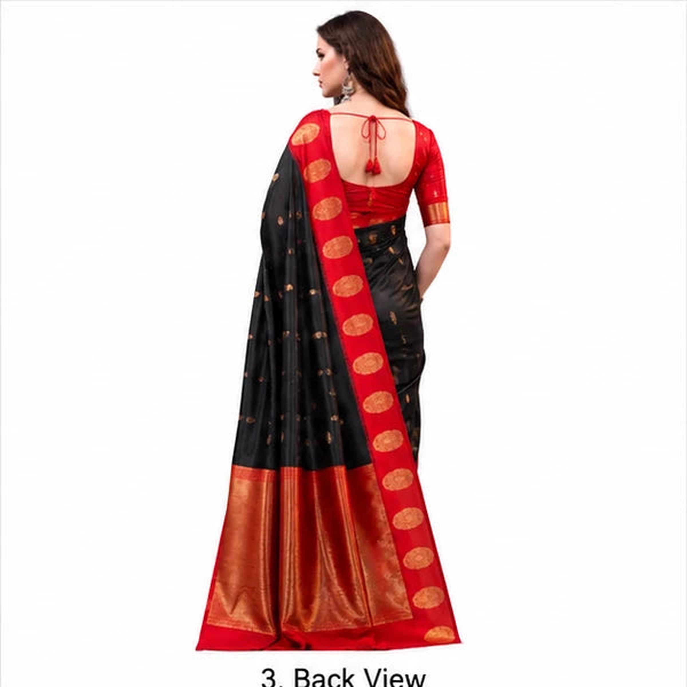 Poly Cotton Zari Weaving Saree Collection